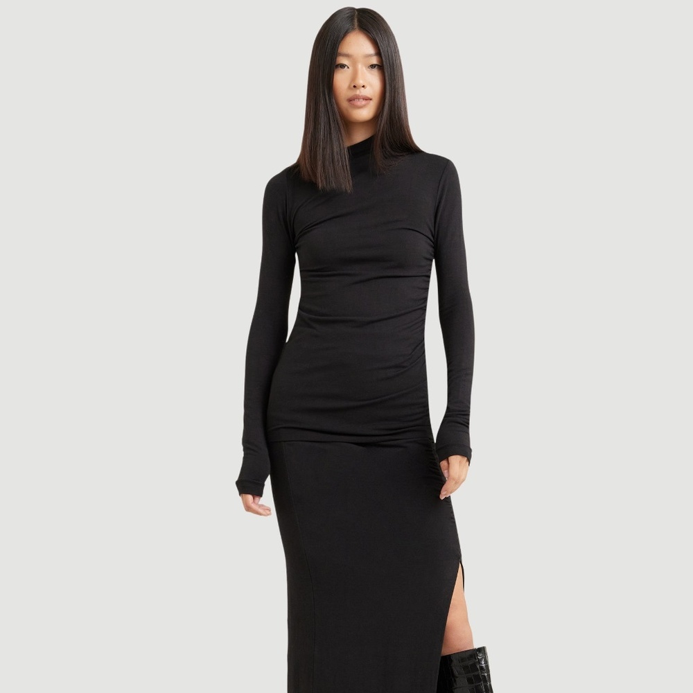 Kimberly Ruched Long Sleeve Tee